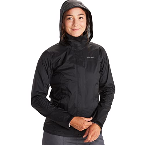 Marmot Damen PreCip Eco Jacket, Wasserdichte Regenjacke, winddichter Regenmantel, atmungsaktiv, faltbarer Hardshell Windbreaker, ideal zum Fahrradfahren & Wandern