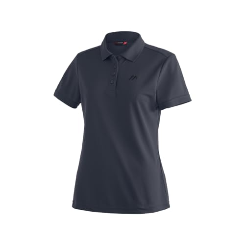 Maier Sports Damen Ulrike Polohemd, Blau, 42 EU