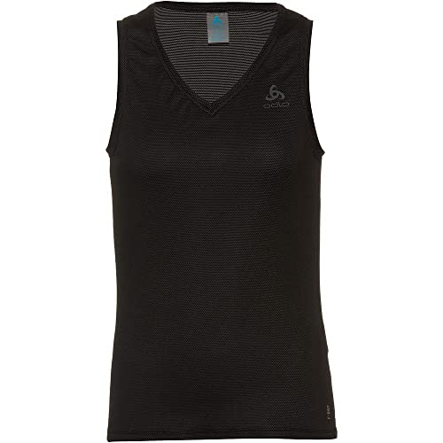 Odlo Damen Active F-dry Light Funktionsunterwäsche Tanktop, Schwarz, M EU