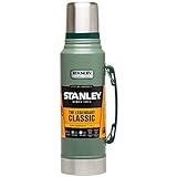 Stanley Classic Legendary Thermoskanne 1L - Hält 24 Stunden Heiß oder Kalt - Spülmaschinenfest - Auslaufsicherer Deckel dient als Becher - Isolierflasche BPA Frei - Edelstahl Thermosflasche