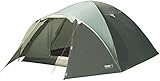 High Peak Kuppelzelt Nevada 4, Campingzelt mit Vorbau, Iglu-Zelt für 4 Personen, doppelwandig, 2.000 mm wasserdicht, Ventilationssystem, Wetterschutz-Eingang, Moskitoschutz