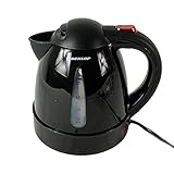 Dunlop Wasserkocher 24 Volt - 0,8 Liter/ 24V -geeignet für Wohnwagen,LKW,Boot mit 24 Volt Anschluss, inklusive E-Book