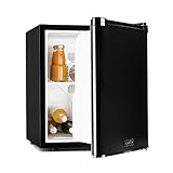 Klarstein CoolTour - Minibar, Mini-Kühlschrank, Getränkekühlschrank, 12 Volt-Anschluss, Outdoorgeeignet, Camping, Truck, 48 Liter, geräuscharm, Leistung 70 Watt, schwarz