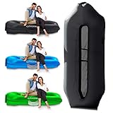 Exprotrek Luftsofa, Aufblasbare Air Lounger, Aufblasbares Pool Sofa, wasserdichte und Auslaufsichere Couch, Coole Aufblasbare Couch Zum Wandern, Wanderausrüstung, Strandcouch & Musikfestivals