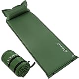 Clostnature Camping Selbstaufblasende Isomatte – 3,8/5/7,6 cm Dick Outdoor Selbstaufblasbare Schlafmatte mit Kleines Packmaß, Leicht Aufblasbare Luftmatratze für Sport, Trekking, Winter