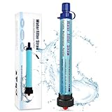 Wasserfilter Outdoor 2000L Mini Tragbarer Camping Wasseraufbereitung Entfernt 99.99% Bakterien Filter auf 0,01 Microns für Wandern Trekking Reisen und Notbereitschaft