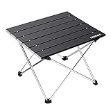 Ledeak Tragbar Klapptisch, Aluminium Campingtisch Ultra Leichte mit Tasche, Leicht zu Tragen, Klappbar Tisch Präfekt für Camping Picknick Kochen Garten Wandern Reisen